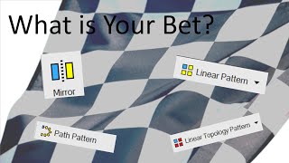 Alibre | Feature War- Mirror VS Linear Pattern VS Topology Pattern VS Path Pattern- What's Fastest?