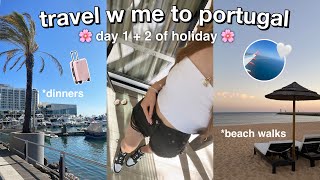 TRAVEL TO PORTUGAL W ME + day 1 and 2 of holiday 🌺🌴✈️