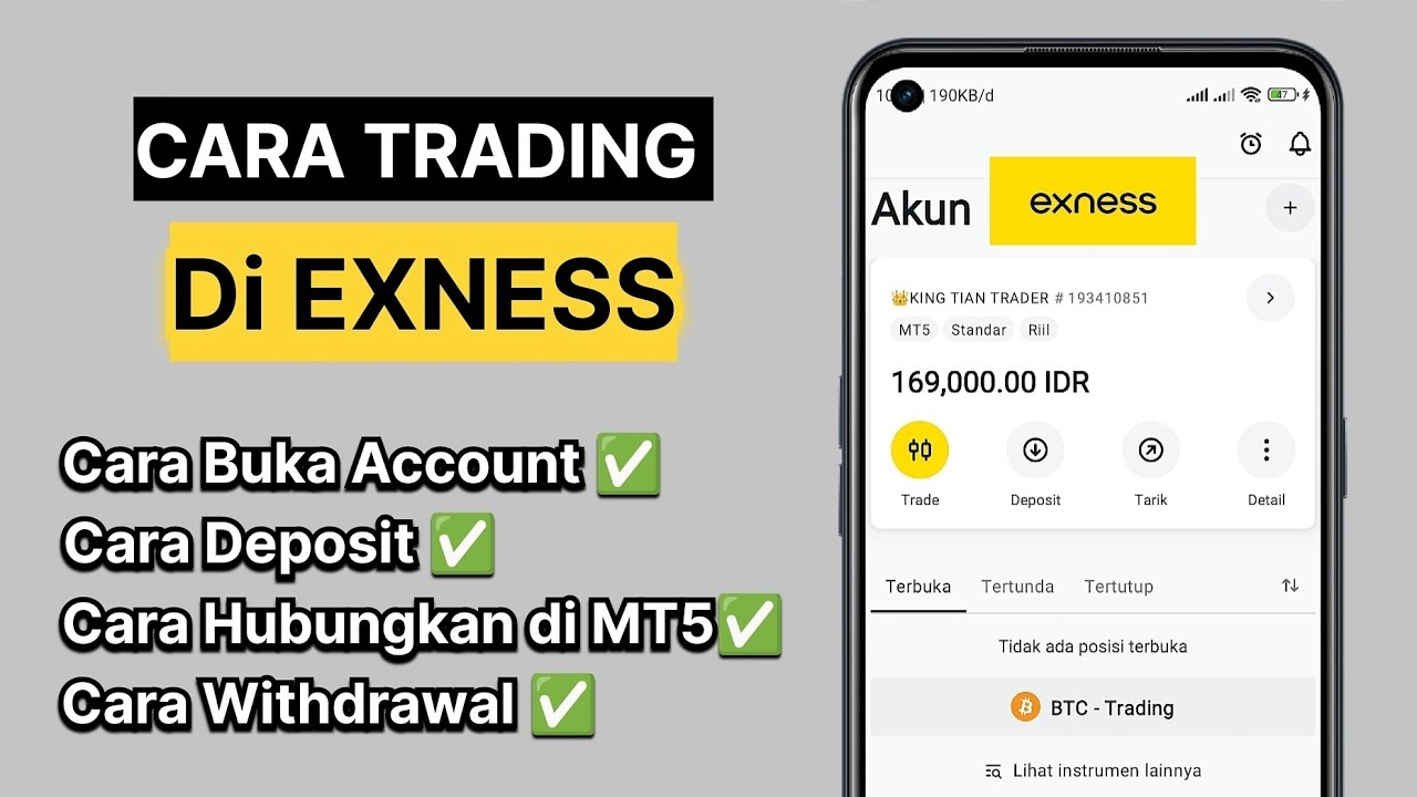 Cara Trading Di Aplikasi Exness Untuk Pemula 