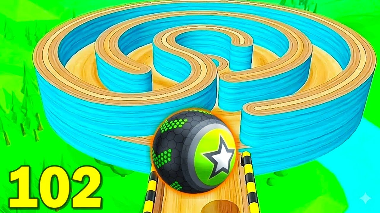 Going Balls Supper Speed Run Challenge Gameplay Level 102