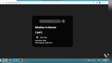Weather App : CS50 final project submission. Developed by Harsha Shukoor from UAE.
