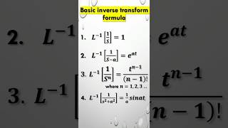 Unlocking the Secrets of Inverse Laplace Transform | #shorts