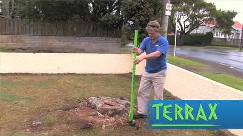 TERRAX - How To Clear & Remove Tree Roots