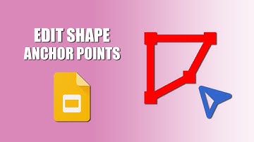 How to edit shape anchor points in google slides