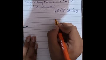 Design a turing machine for L={a^nb^n}|| Theory of automata and formal languages(TAFL)||2nd year