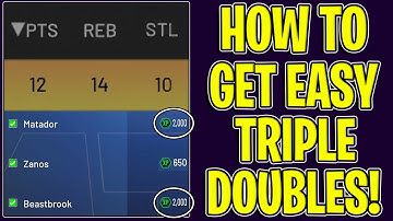 How to get EASY TRIPLE DOUBLES with ANY player in NBA 2K21 MyTeam!