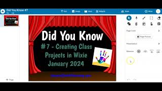 DYK 7 Creating Class Projects in Wixie
