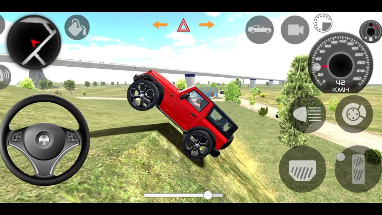 Dollar Song Long Jump Cars Driving 3d Modified Mahindra Thar Indian Cars Simulator 3D Android Games