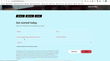 Edge: Account Registration Demo