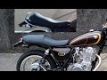 SR400 社外シートを自分好みの形に整形(後編)