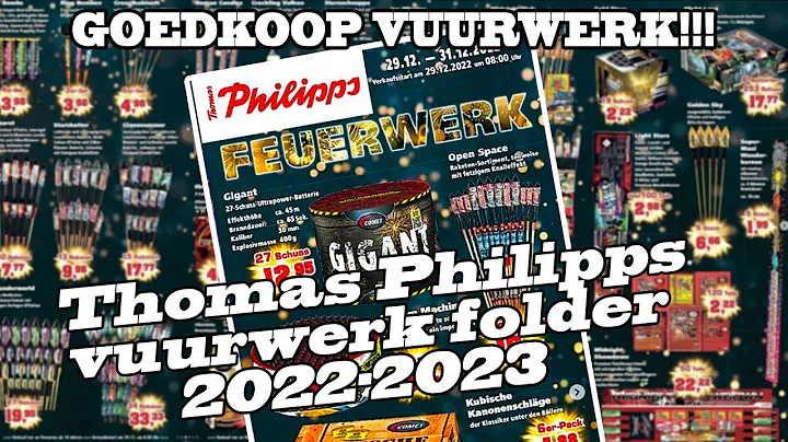 VUURWERK FOLDER THOMAS PHILIPPS (DE) 2022-2023