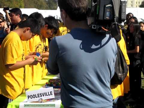 USA Science and Engineering Festival - Rubik's Cube Competition 2010 - Poolesville High School