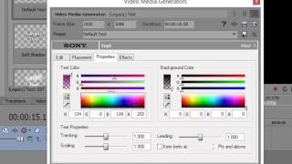 Sony Vegas Tutorial | Text Effect #2