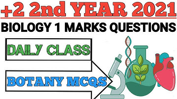 +2 2nd YEAR BIOLOGY MCQS || CHSE BOARD BOTANY MCQS PRACTICE || IMPORTANT 1 MARKS QUESTIONS OF BOTANY
