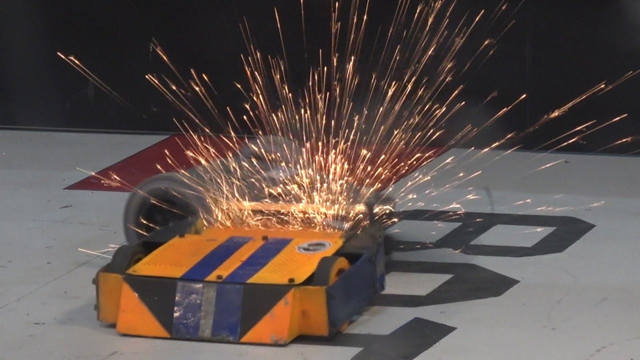 Sparks Fly As Robots Battle To The Death