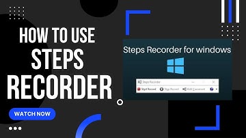 How to use Steps Recorder in windows 10 || Without Software || 2022