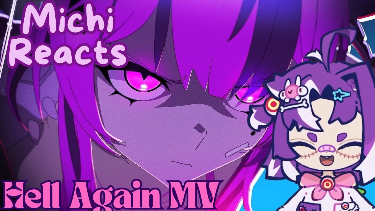 Michi Reacts to Hell Again Music Video (Ironmouse's New Song)
