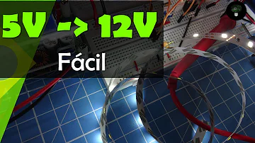 Como transformar fonte 5V em 12V?