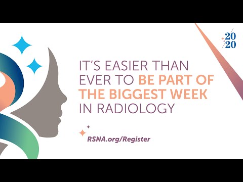 RSNA 2020 - Radiology's Biggest Week is Going Virtual!