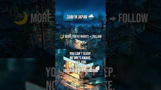 3AM. Raining in Tokyo.You can't sleep.Neither can this konbini. 🏪🌧️
