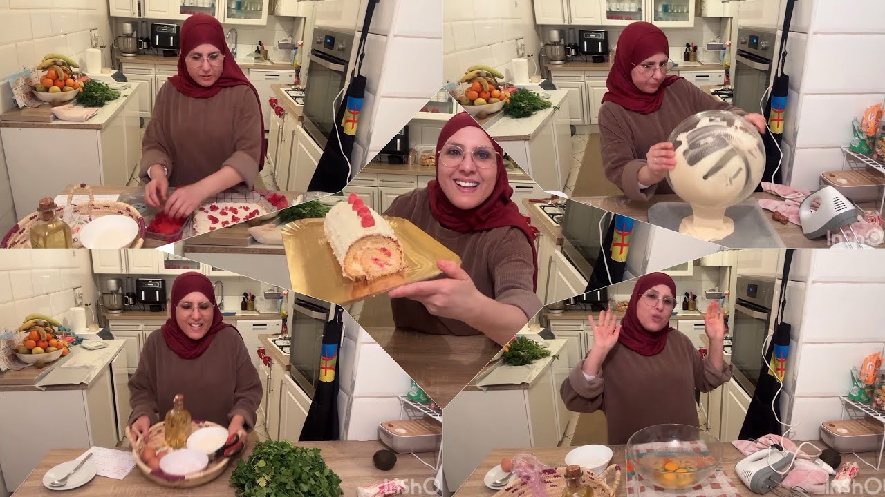 La bûcher de Noël 🎅 sahla 😋😍❤️