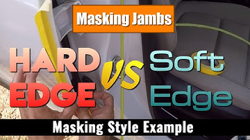 Masking Jambs: Hard Edge VS Soft Edge Masking Style Example