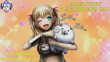 Tribe Nine - Main Story Playthrough: Chapter 1 Part 1, Hazardous Workplace FULL Story & Fights