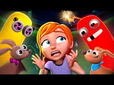 RAiNBOW GHOSTS 6 - Ghost Dogs help ADLEY escape YELLOW and RED!! a Mystery Language from Detective A