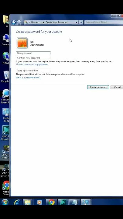 How to change user Password in windows 7 - YouTube