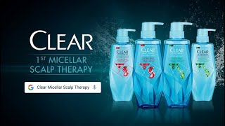 Clear 1St Micellar Scalp Therapy L Weightless Fresh Hair, Zero Dandruff