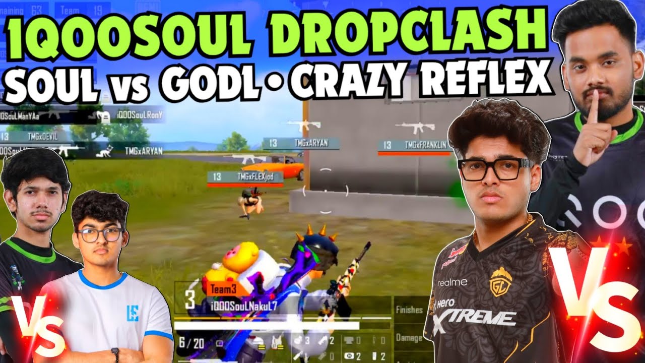 iQOOSouL Drop Clash SouL HunterZ Crazy Reflex 😳 Nakul vs Jonathan 🔥 ...
