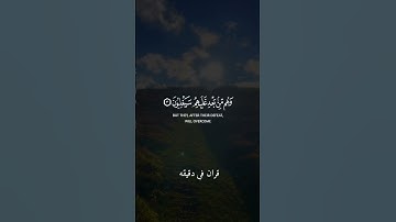 قران كريم ارح قلبك وسمعك #قران_في_دقيقة #quran #رعد_الكردي #قرآن @قران_في_دقيقة