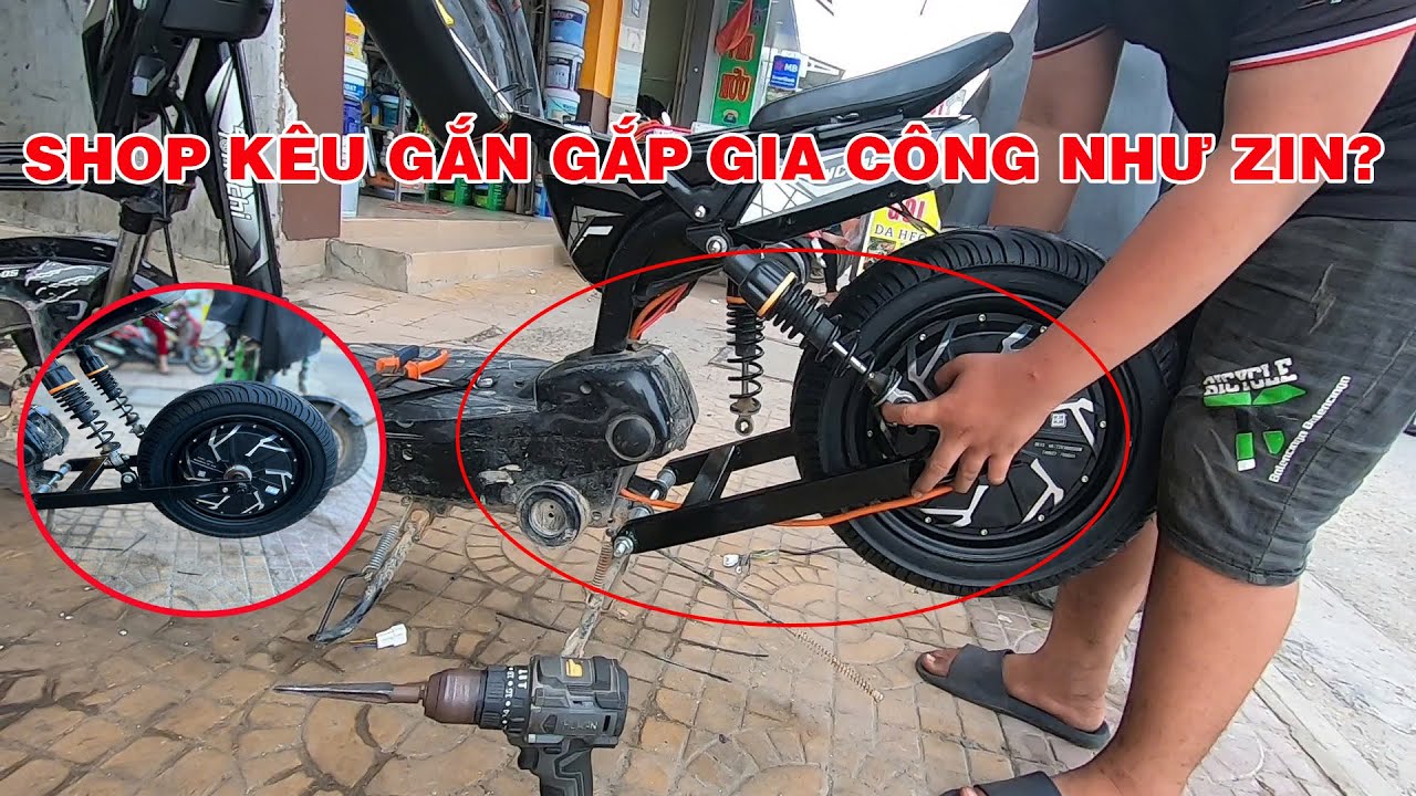 NÂNG CẤP ĐỘNG CƠ 1500W DKYS 12IN+ GẮP GIA CÔNG CHO 133| DƯƠNG THÀNH LỘC