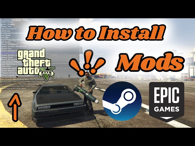 How To Install Mods For Gtav Pc Epicgames Store & Steam (Scripts) - Youtube