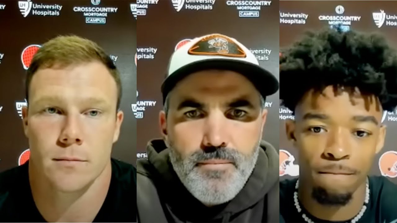 Kevin Stefanski, Greg Newsome and Ethan Pocic Press Conference | September 22nd, 2025