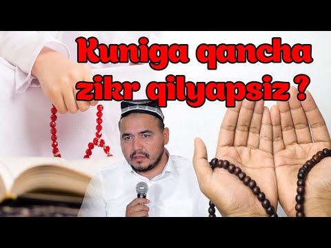 Zikr qilsang Alloh sendan rozi bo’ladi