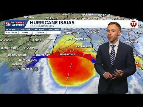 Hurricane Isaias makes landfall near Destin, Florida