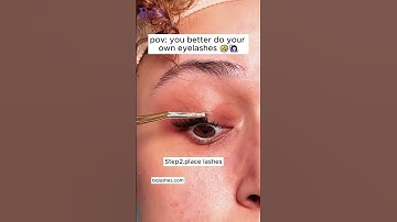 How to appy diy lash extensions in 5 minutes | b&q lashes