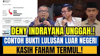 Download lagu DENY INDRAYANA KASIH FAHAM TERMUL UNGGAH BUKTI LULUSAN NEGERI.!