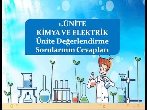 12.Sınıf Kimya MEB Ölçme ve Değerlendirme Soruları Cevapları-1 (Kimya ve Elektrik)