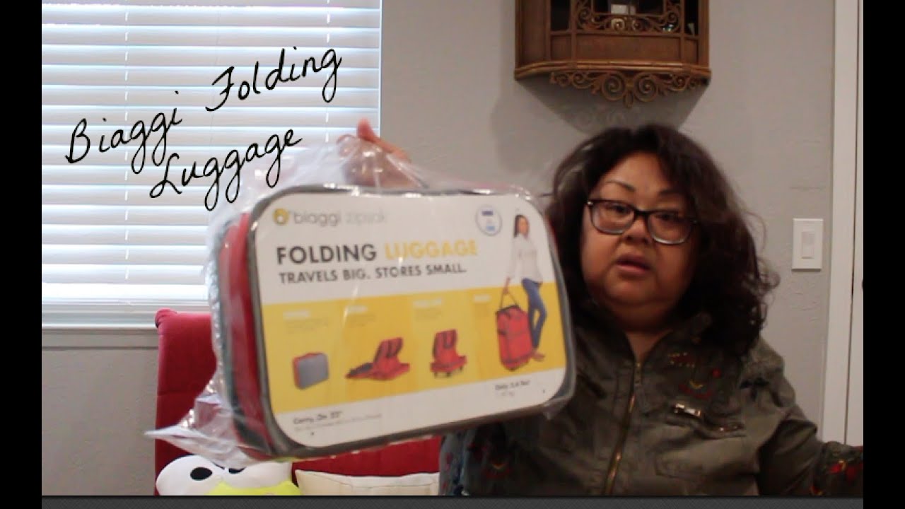 Unboxing Biaggi Folding Luggage YouTube