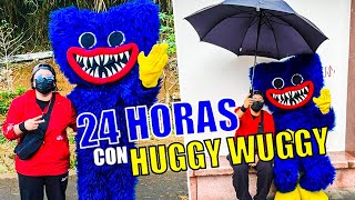24 HORAS CON HUGGY WUGGY en LA VIDA REAL 🔵🔪 | Pathofail