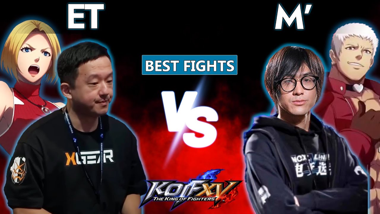 KOF XV  👽 ET (Yamasaki, Blue Mary, Krohen) vs SANWA M' (Yashiro, Isla, Sylvie)  Best Fights KOF15
