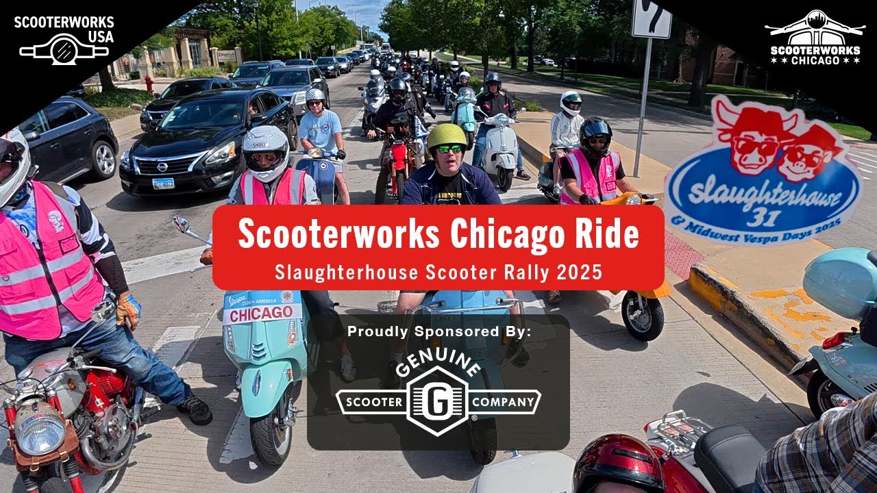 Slaughterhouse Scooter Rally 2025 | Scooterworks Chicago Group Ride Recap