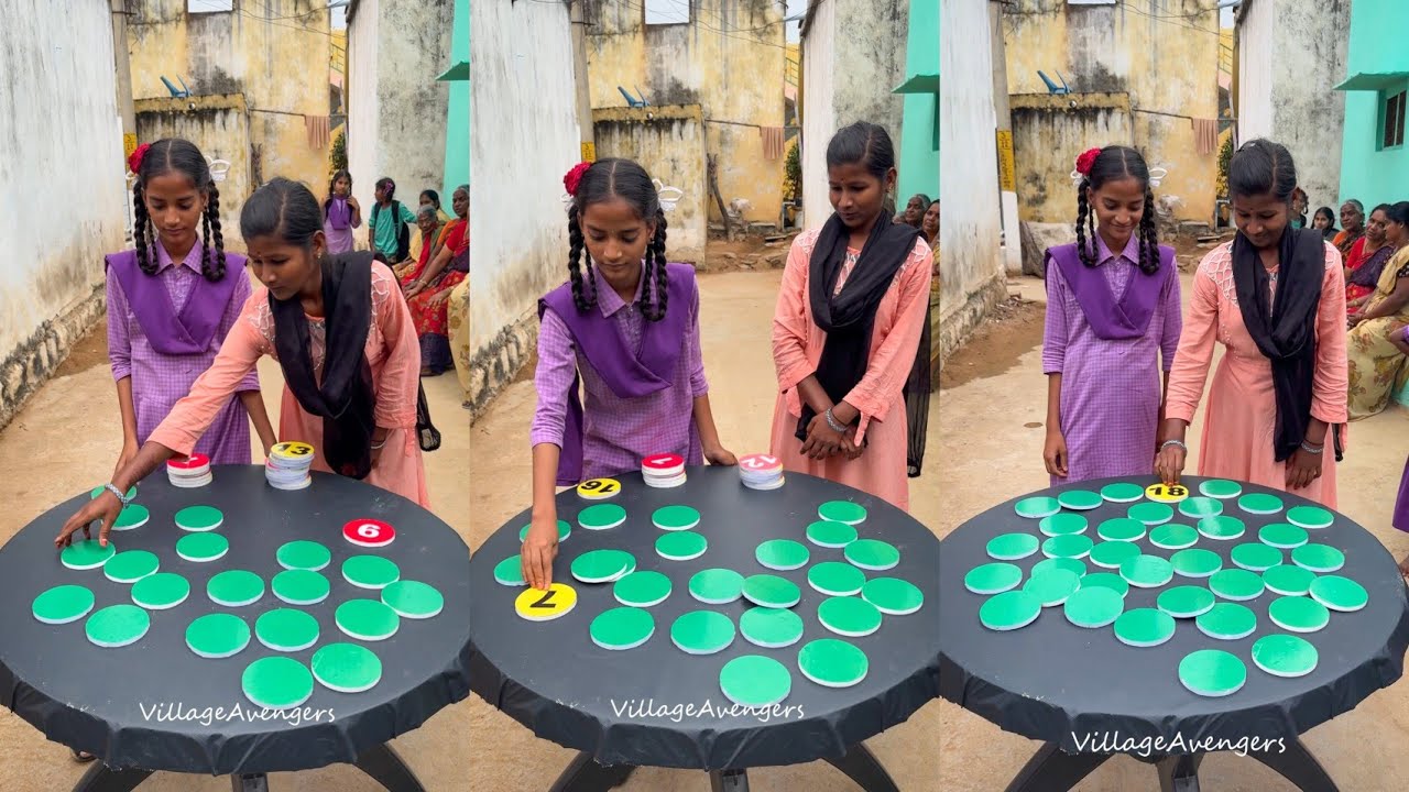 Flip the same numbers challenge || Village Avengers