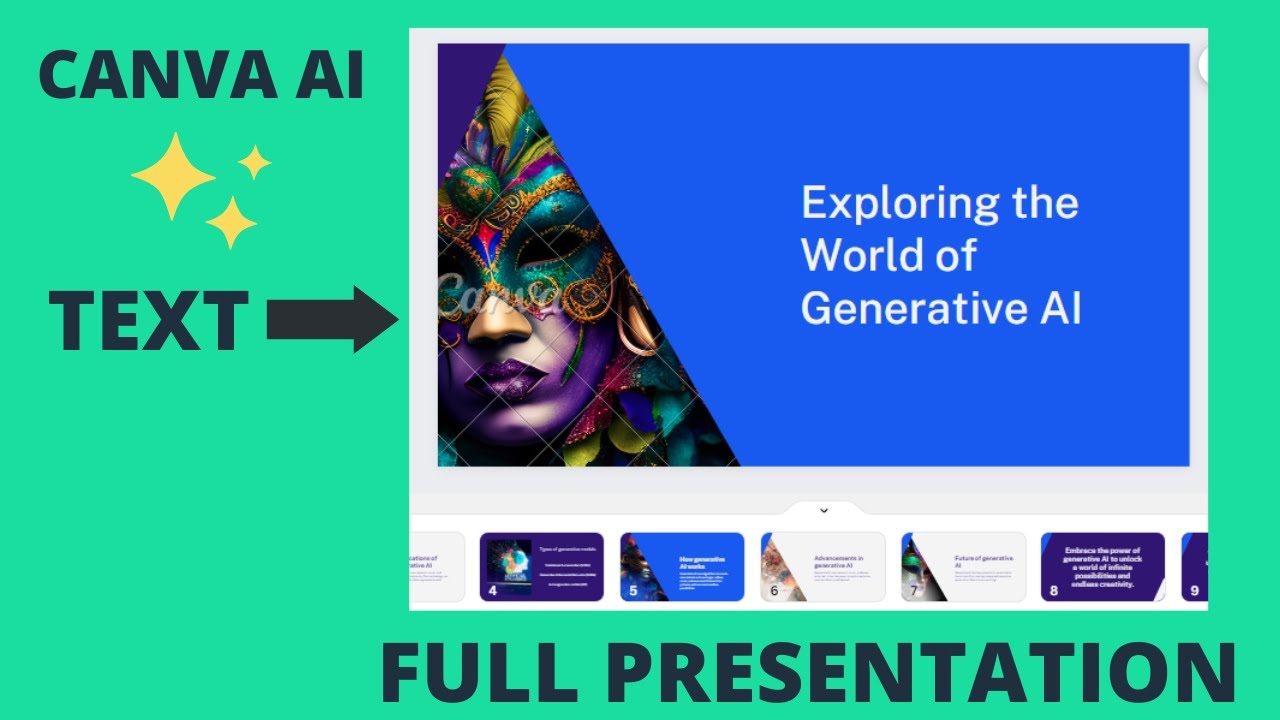 how to make ai presentation in canva