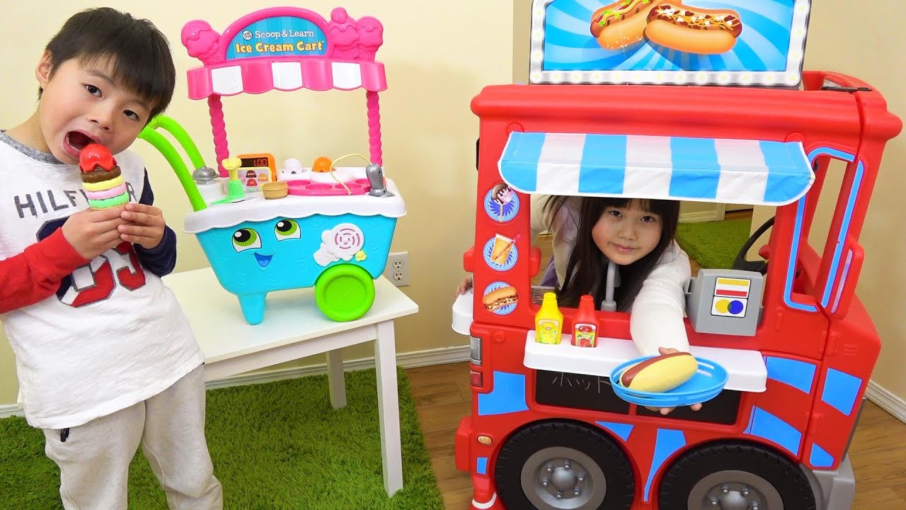 Ice cream & Hot dog アイスクリームとホットドック 英語のレッスン