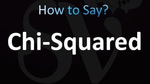 How to Pronounce Chi-Squared (correctly!)