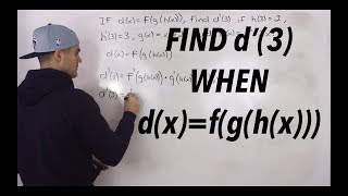MCV4U (Unit 2 Test 2 Application Question 3) - Chain Rule Question
