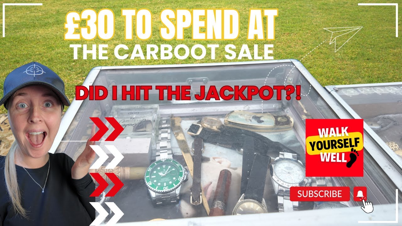 What Can I Buy With A £30 Budget At The Carboot Sale | Taplow Car boot | Thrifting | Reseller